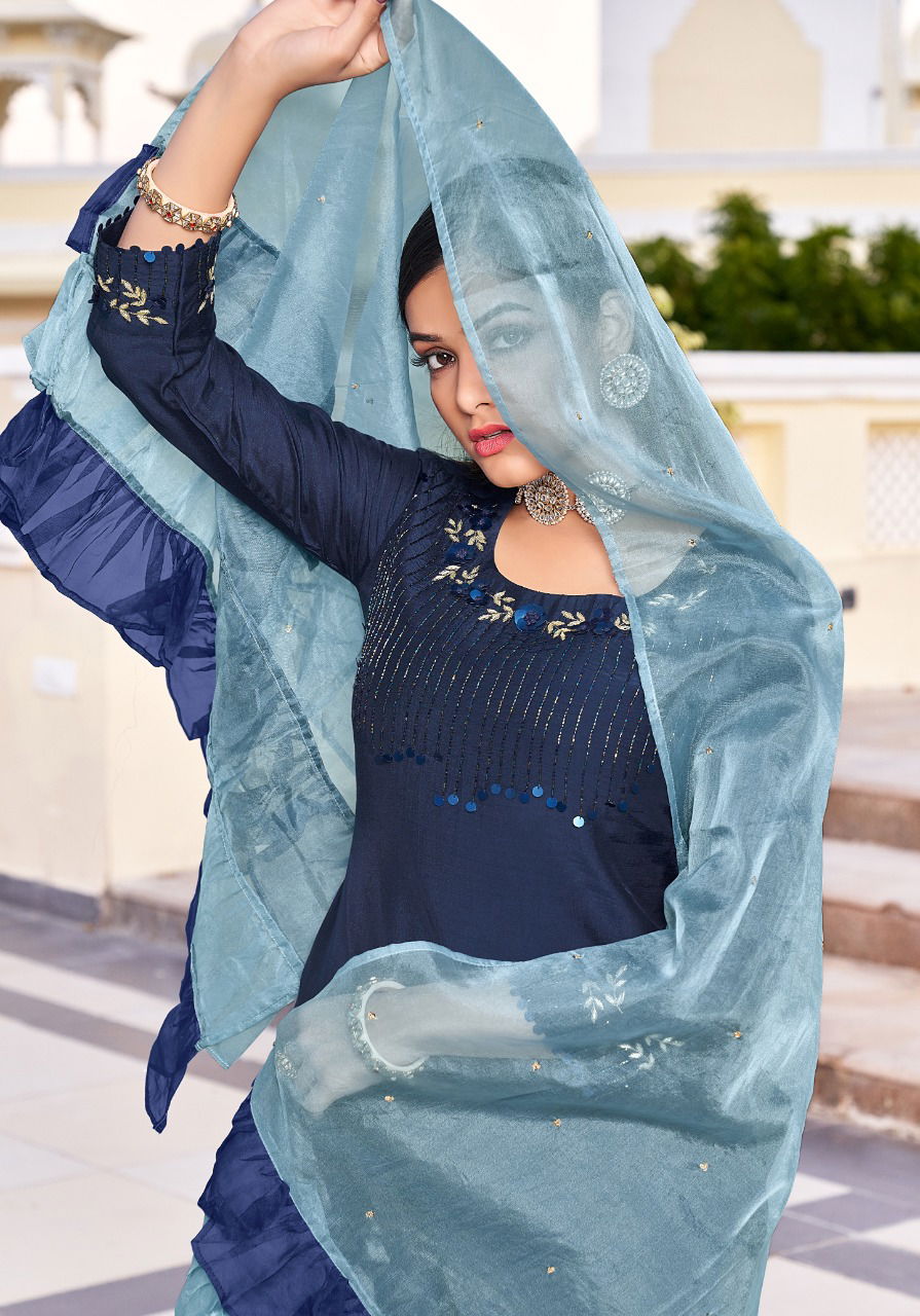 Blossom 2 Heavy Fancy Designer Festive Wear Roman Silk Salwar Suit Collection